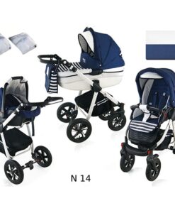 Kinderwagen 3 in 1 Nexxo TwoTone Sailor Blue productafbeelding
