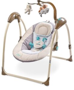 Elektrische babyschommel, schommelstoel Caretero Loop beige product afbeelding