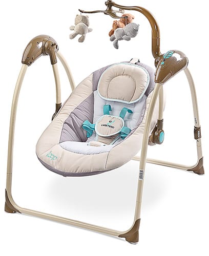 Elektrische babyschommel, schommelstoel Caretero Loop beige kopen?