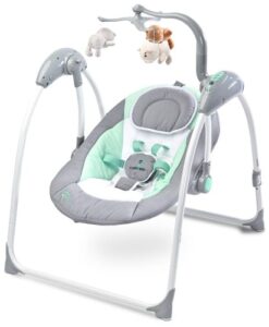 Elektrische babyschommel, schommelstoel Caretero Loop graphite product afbeelding