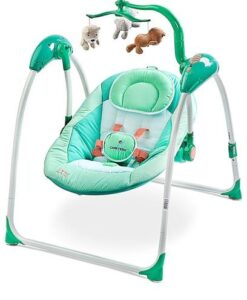 Elektrische babyschommel, schommelstoel Caretero Loop mint product afbeelding