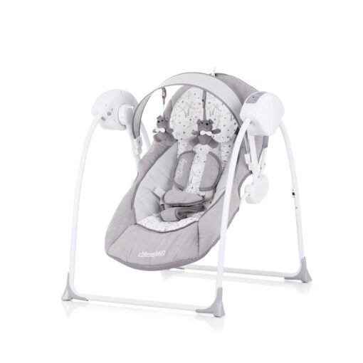 Elektrische babyschommel Chipolino Lullaby grijs productafbeelding