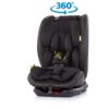 Autostoel Techno isofix zwart carbon 0-36 kg 360 graden draaibaar