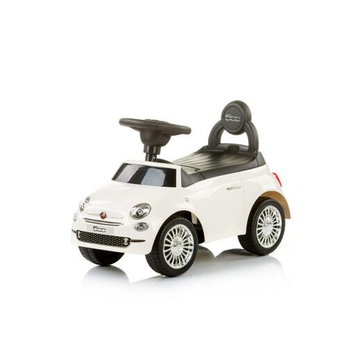Loopauto Fiat 500 wit; product afbeelding