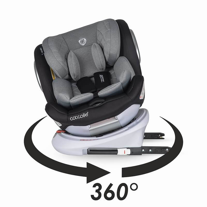 Autostoel Lyra isofix grijs 0-36 kg 360 graden draaibaar kopen?