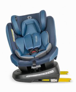 Autostoel mydo isofix blauw; gedraaid
