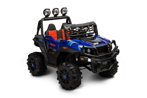 Elektrische kinderauto ATV Timus blauw voorkant