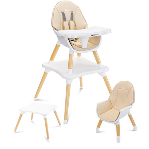 Kinderstoel 3 in 1 Tuva beige; product afbeelding