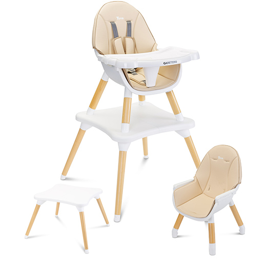 Kinderstoel 3 in 1 Tuva beige, van stoel tot bijzet tafel! kopen?