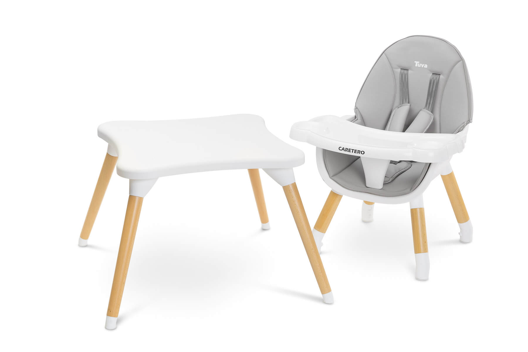 aangrenzend volume Beukende Kinderstoel 3 in 1 Tuva grijs, van stoel tot bijzet tafel! | Sevils