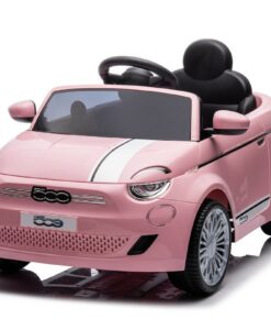 Elektrische auto Fiat 500 roze detail (3)
